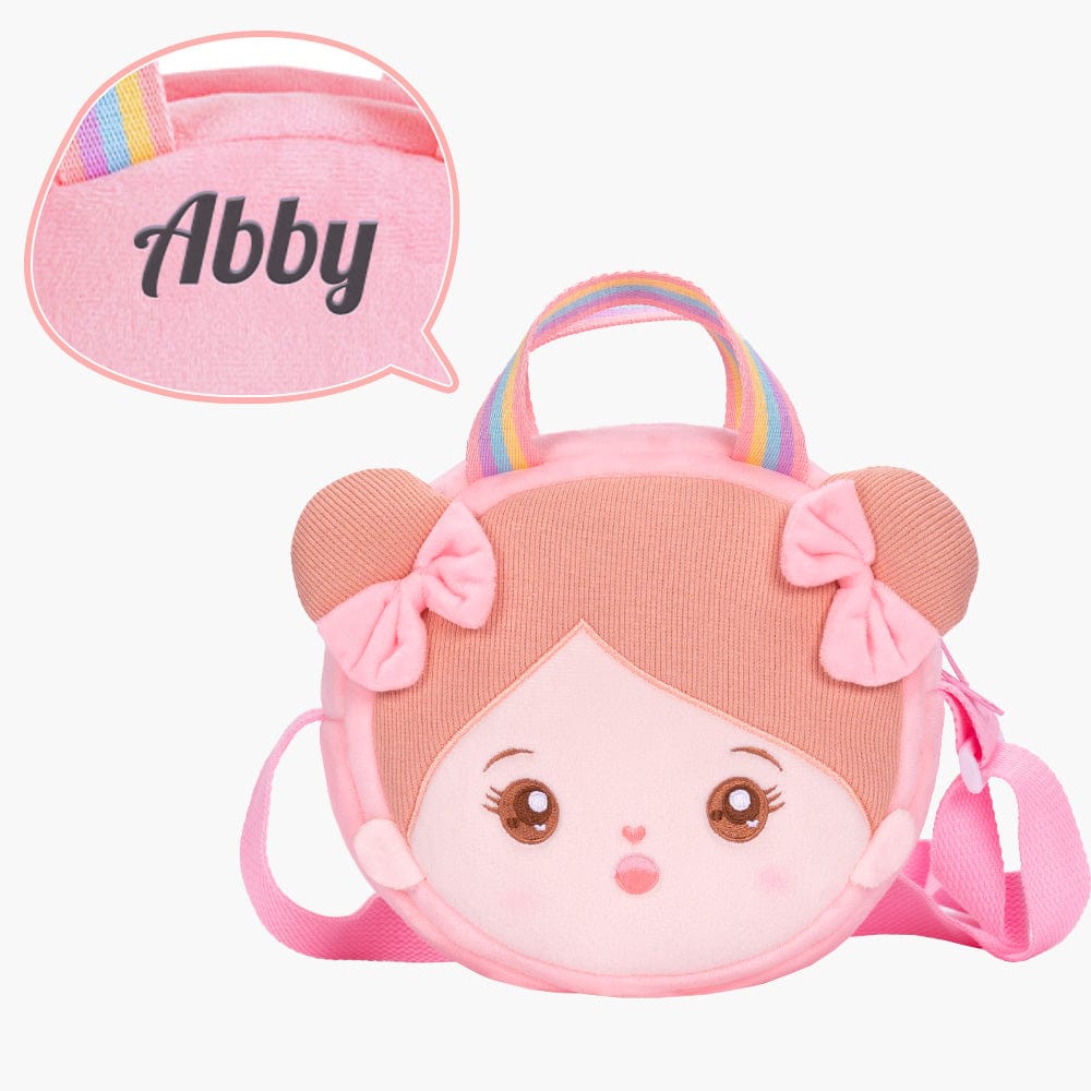Personalisierter weicher Plüschrucksack mit Namen – 25 Stile