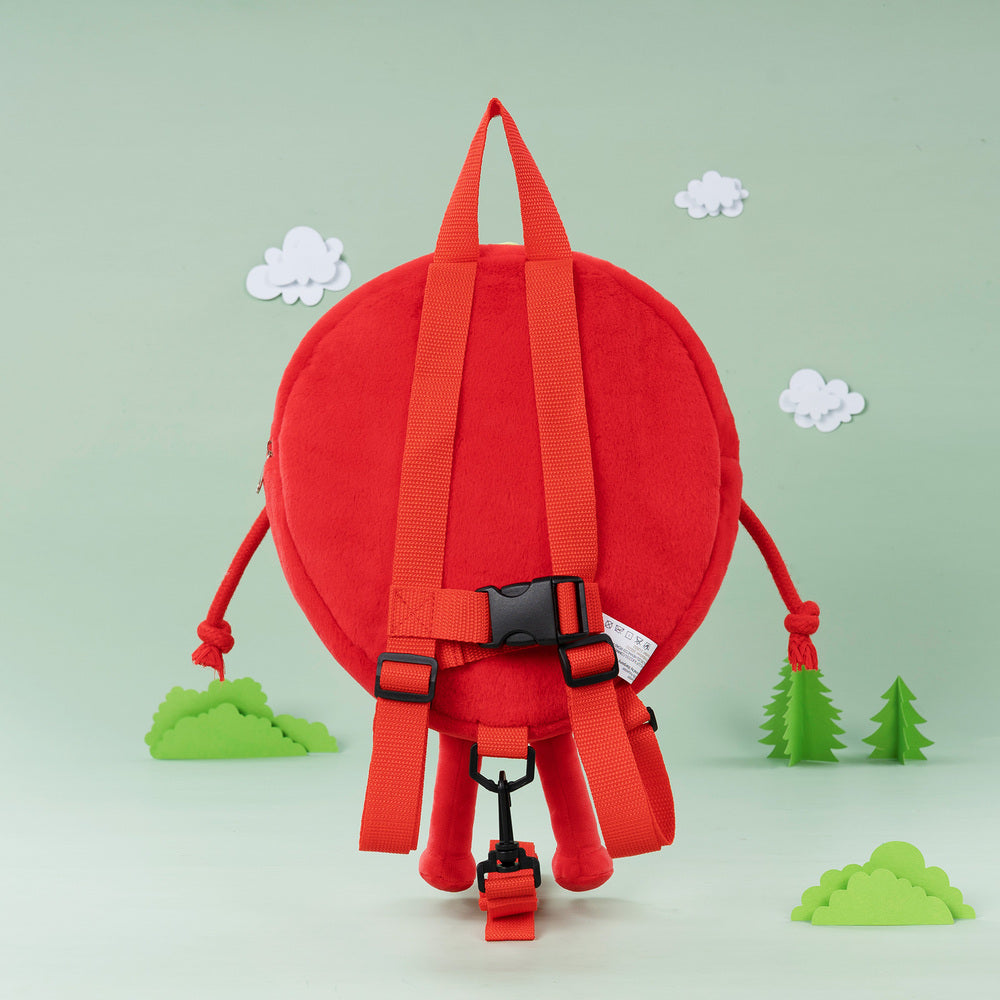 Personalisierter Erdbeer-Plüsch-Rucksack
