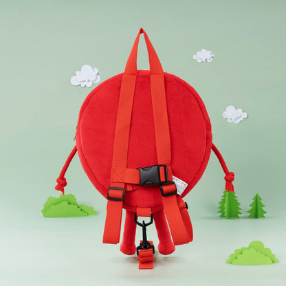 Personalisierter Erdbeer-Plüsch-Rucksack