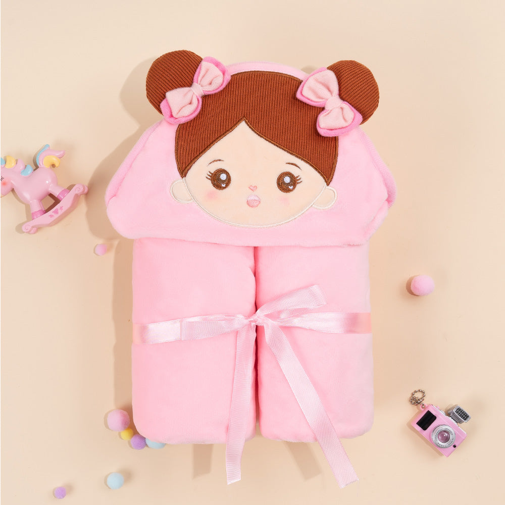 Personalisierte Ultraweiche Babydecke für Babys mit Brauner Hautton
