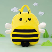Laden Sie das Bild in den Galerie-Viewer, Personalisierter Plüschrucksack Gelbe Biene