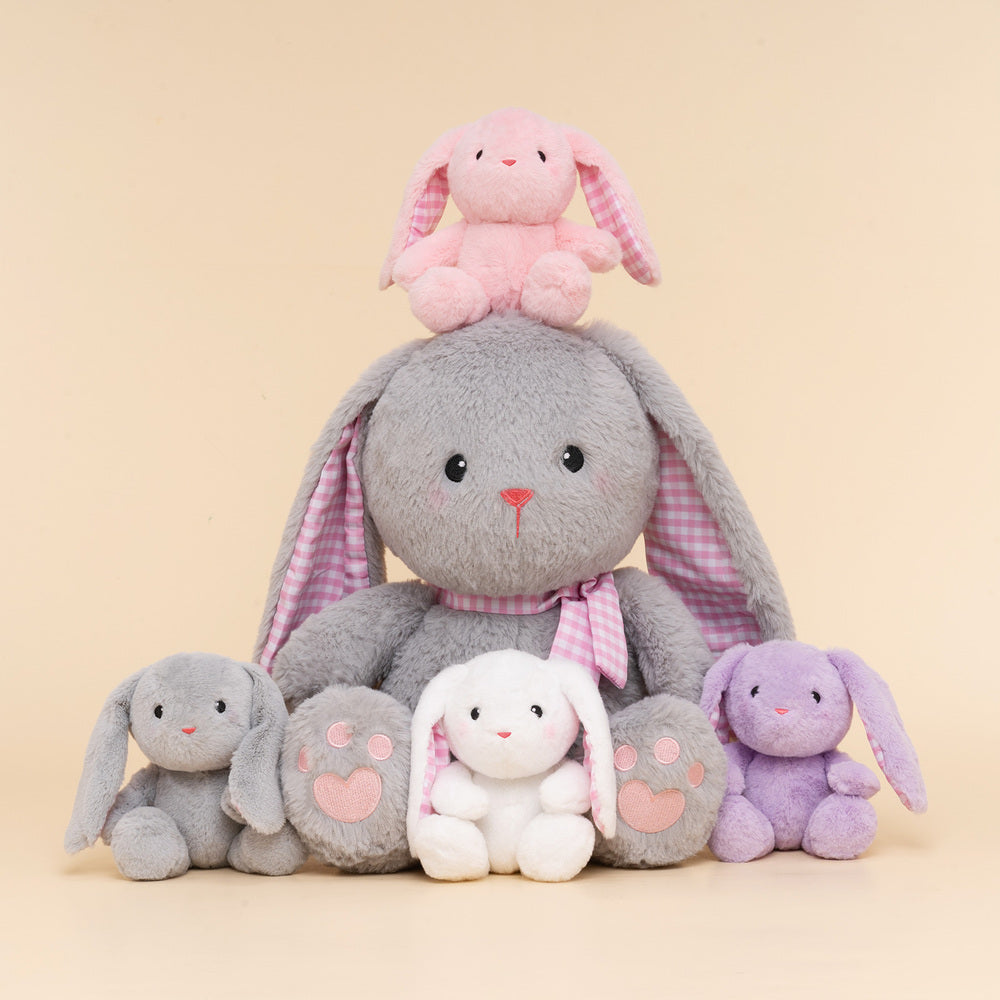 Kaninchen Tier Familie Plüschtier-Set