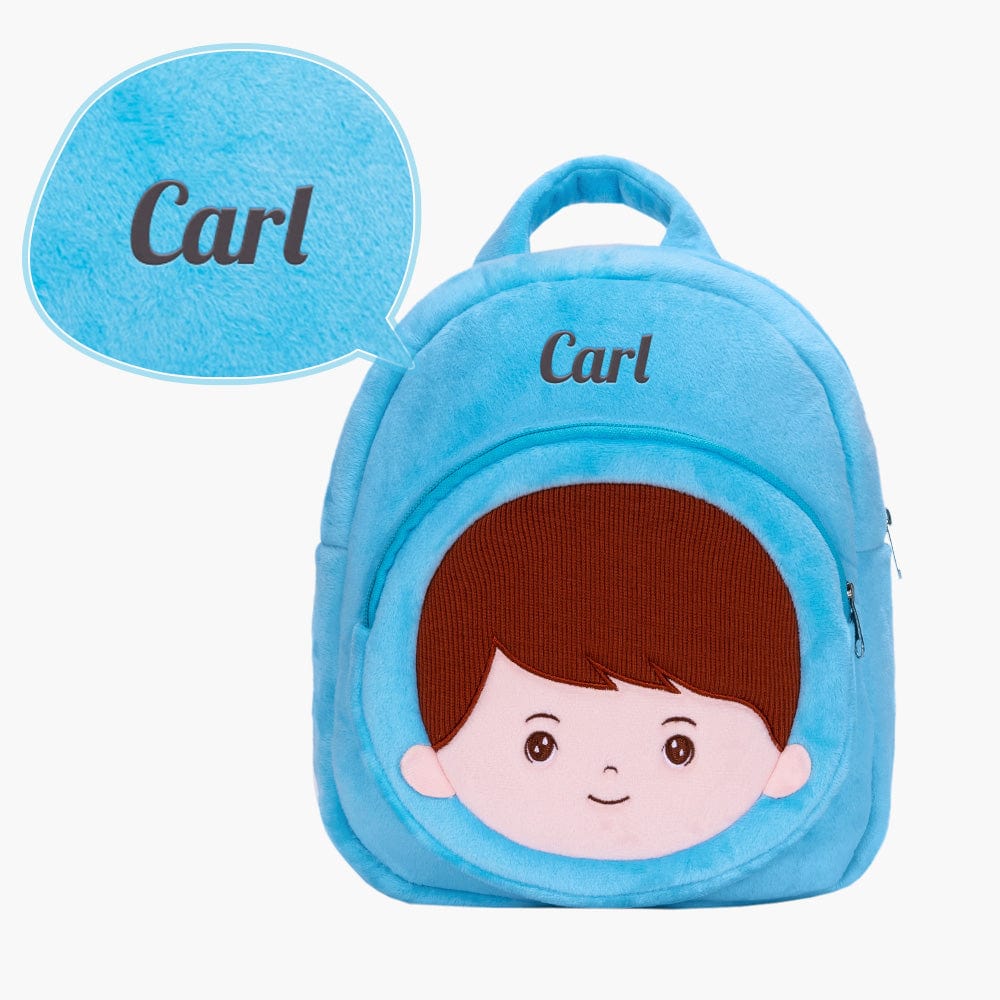 Personalisierter weicher Plüschrucksack mit Namen – 25 Stile