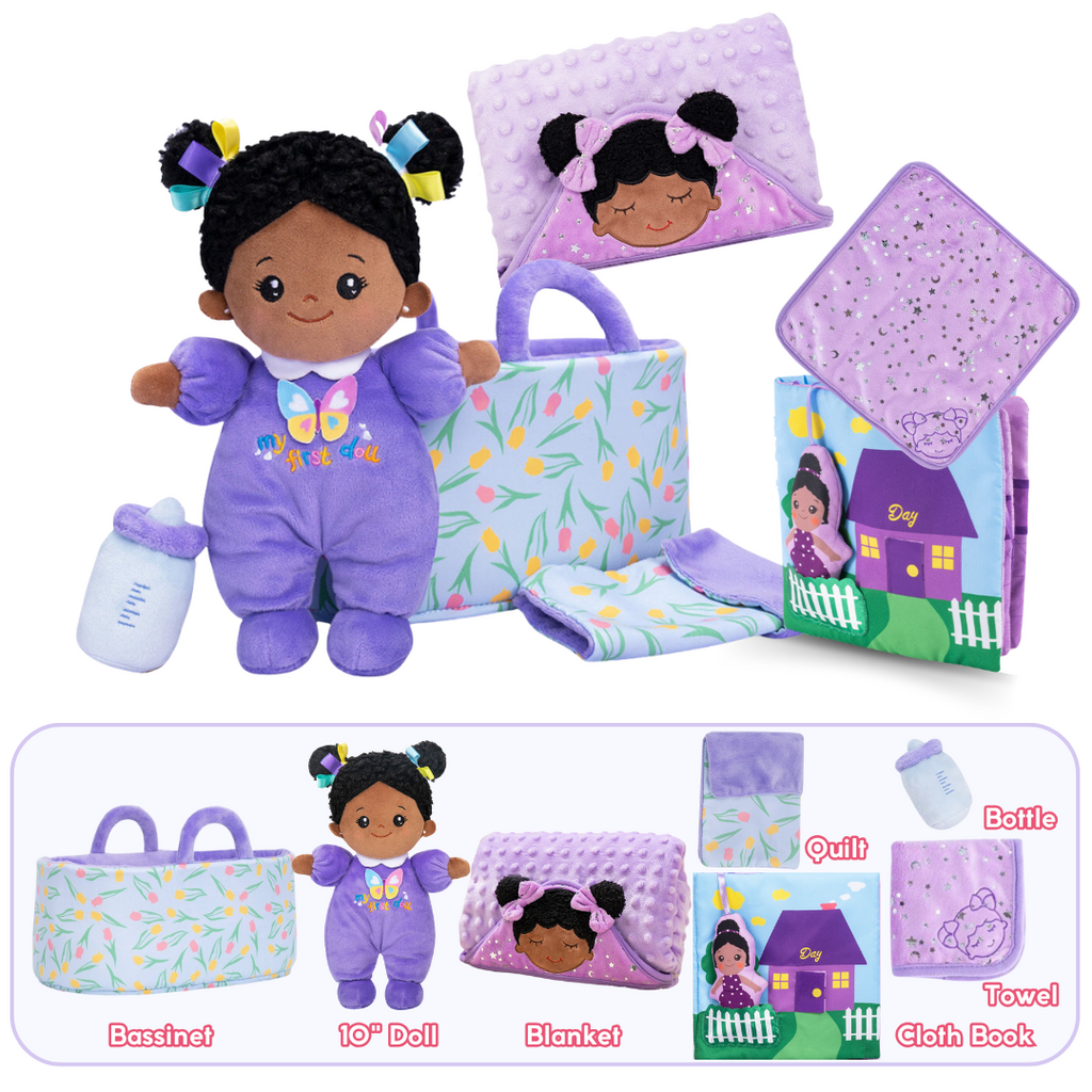 Personalisierte 25 cm weiche Plüsch-Babypuppe