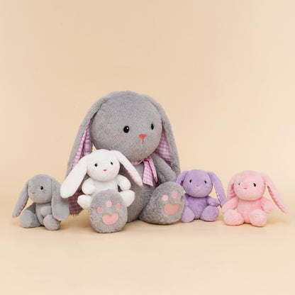Kaninchen Tier Familie Plüschtier-Set