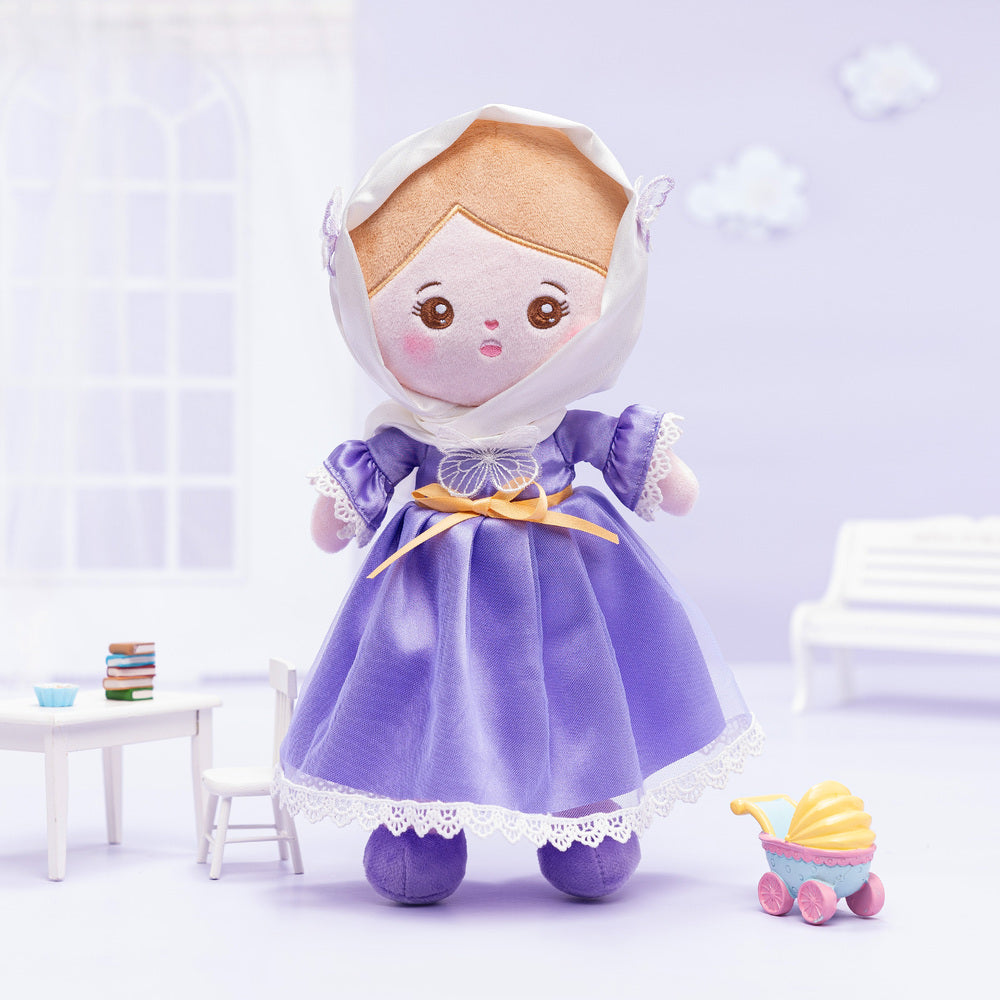 2x Kaffee-Zwerg Plüschpuppen - Weihnachtsdekoration Ohne Gesicht