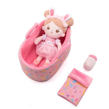 Laden Sie das Bild in den Galerie-Viewer, Personalisierte Puppe und Babybett-Accessoires mit Namen