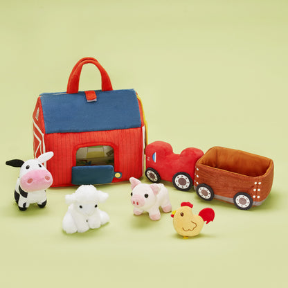 Baby's First Animal Farm Personalisiertes Plüschspielzeug-Set