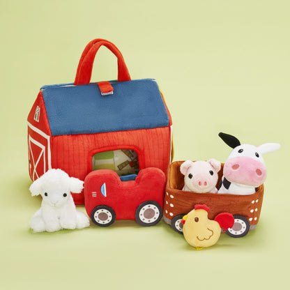 Baby's First Animal Farm Personalisiertes Plüschspielzeug-Set