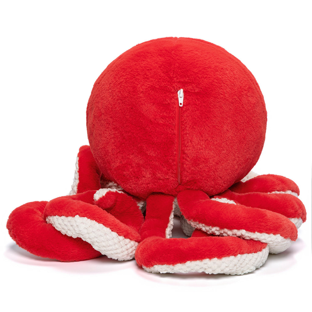 Oktopus-Stofftier mit 4 Baby-Oktopussen darin