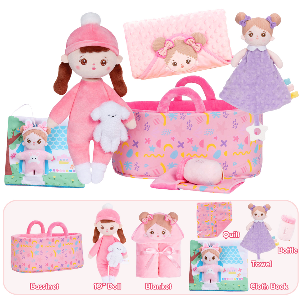 Personalisierte 25 cm weiche Plüsch-Babypuppe