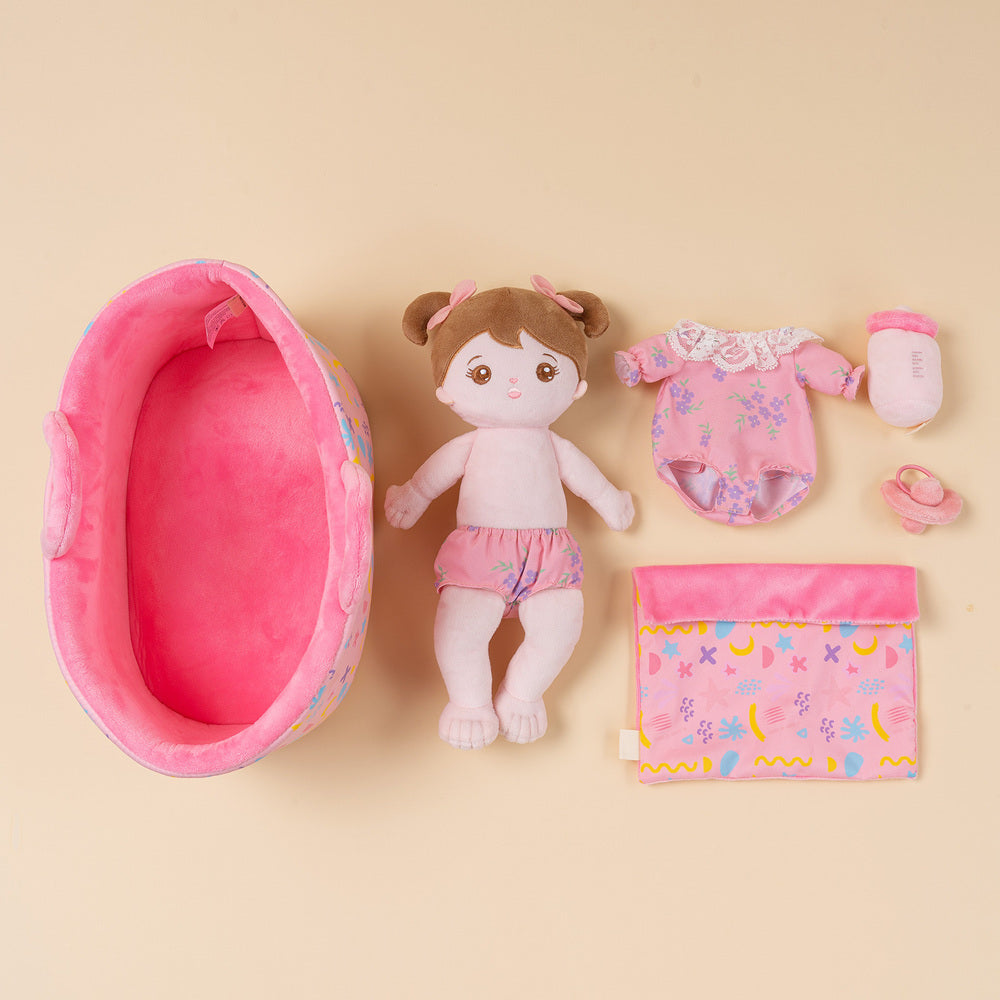 Mini Personalisierte Plüschpuppen & Geschenkset