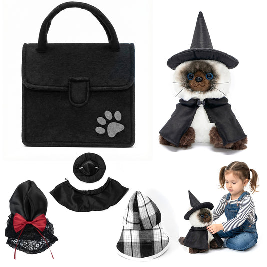 Gothic-Stil Anzieh-Kätzchen-Spielset