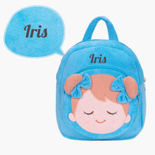 Laden Sie das Bild in den Galerie-Viewer, Personalisierter weicher Plüschrucksack mit Namen – 25 Stile