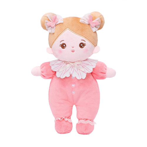 Mini Rosa Personalisierte Plüschpuppen mit Offenen Augen