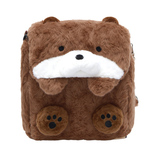 Kawaii Seeotter-Weichtasche, wandelbarer Rucksack in Schultertasche