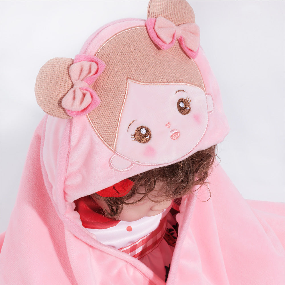 Personalisierte Ultraweiche Babydecke für Babys mit Heller Hautton