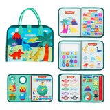 Personalisiertes Dinosaurier-Beschäftigungsbrett Montessori-Spielzeug