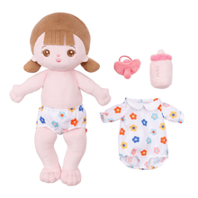Laden Sie das Bild in den Galerie-Viewer, Personalisierte Puppe und Babybett-Accessoires mit Namen