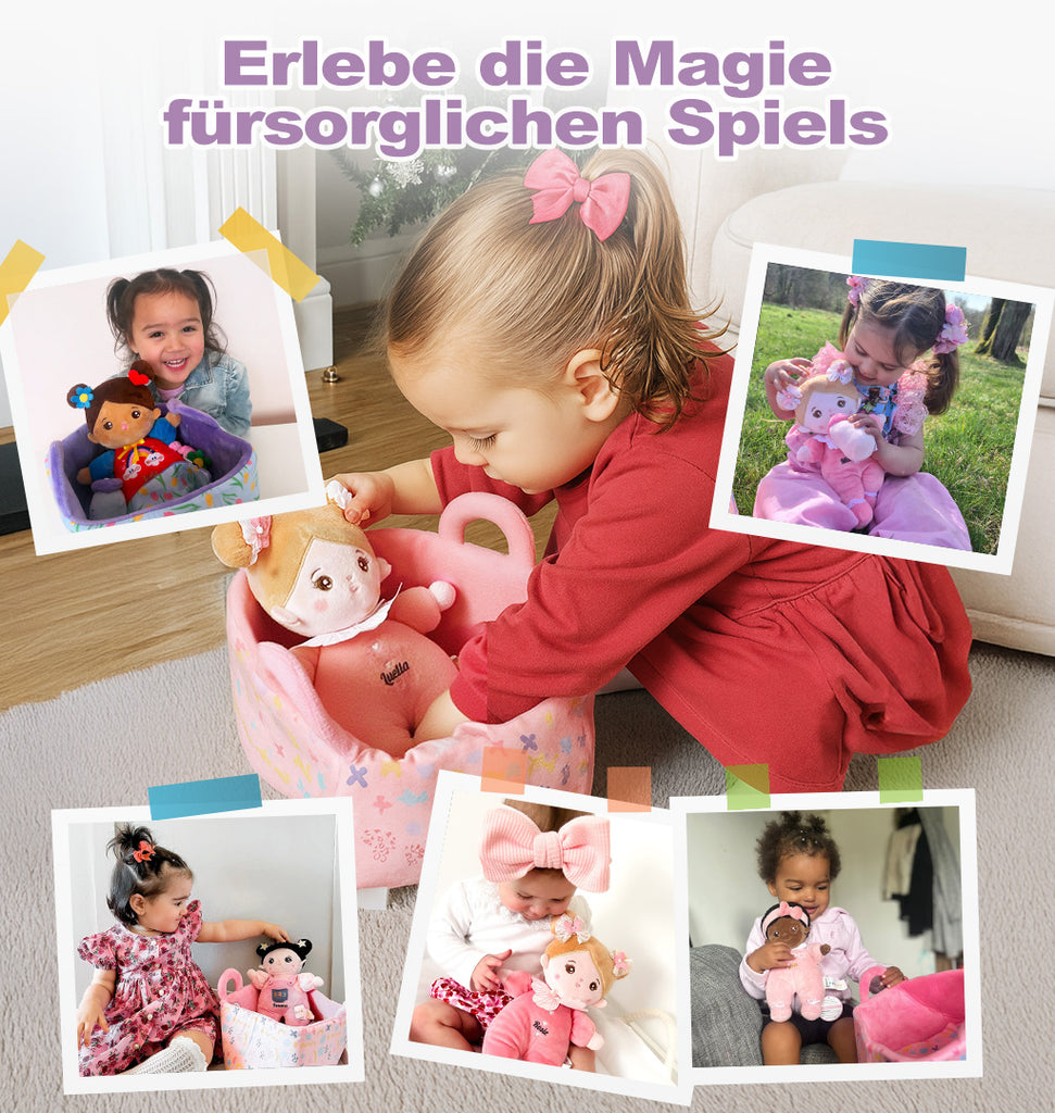 Personalisierte 25 cm weiche Plüsch-Babypuppe