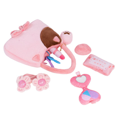 Personalisierte Spielset zum Ersten Plüschspielzeug der Kätzchen-Geldbörse mit Geräuschen für Babys