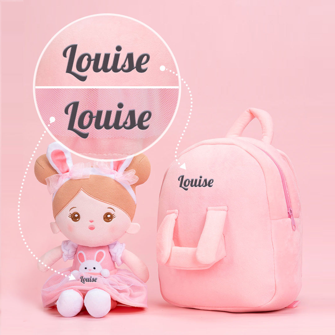 Original personalisierbare Kaninchen-Stoffpuppe