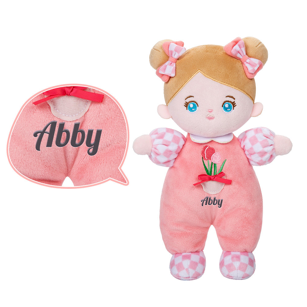 Originell gestaltete, personalisierte Plüschpuppe