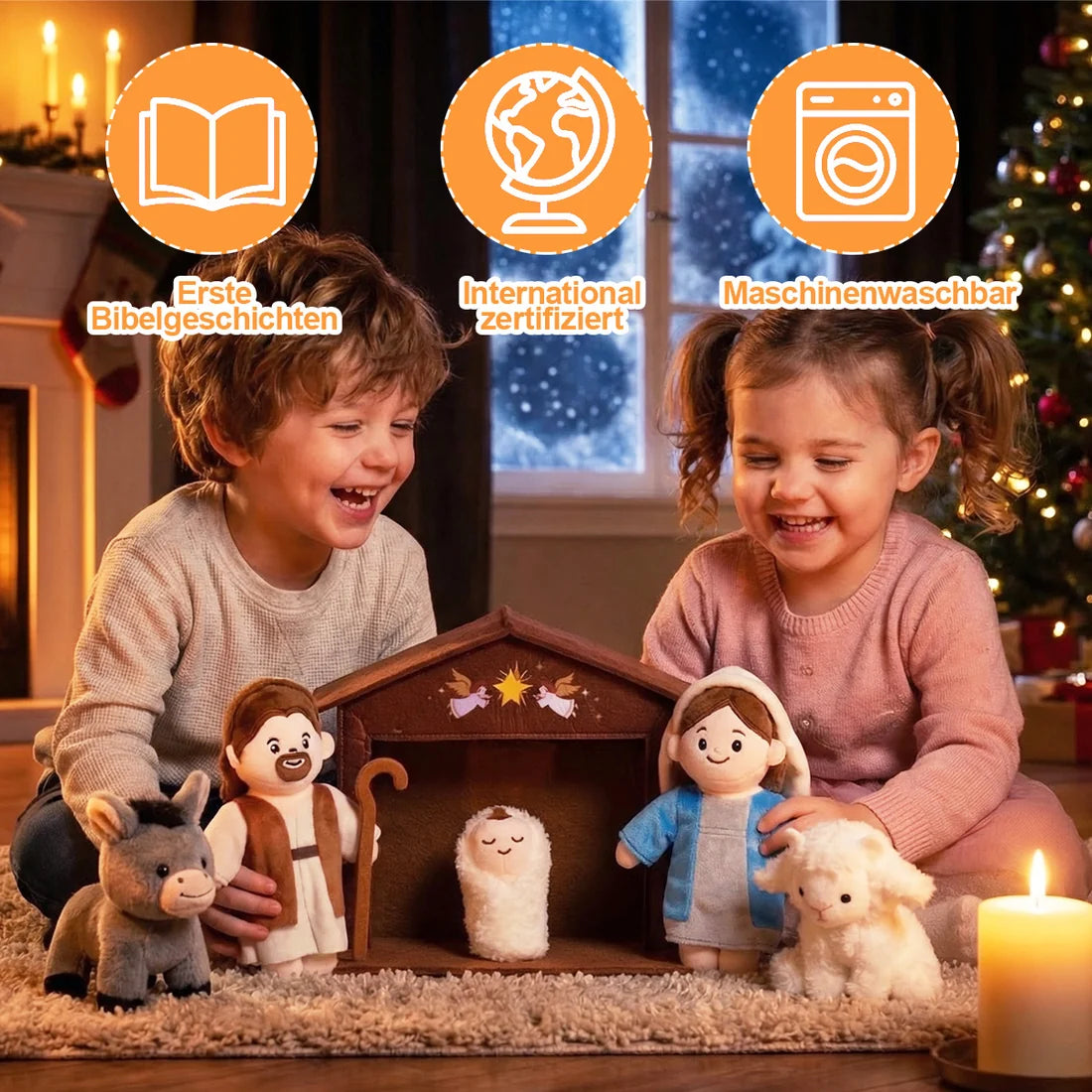 Personalisiertes Plüschspielzeug zum ersten Mal für Babys