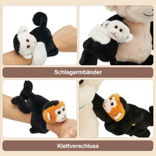 Laden Sie das Bild in den Galerie-Viewer, Kapuzineraffen-Plüschtier mit 4 Babys