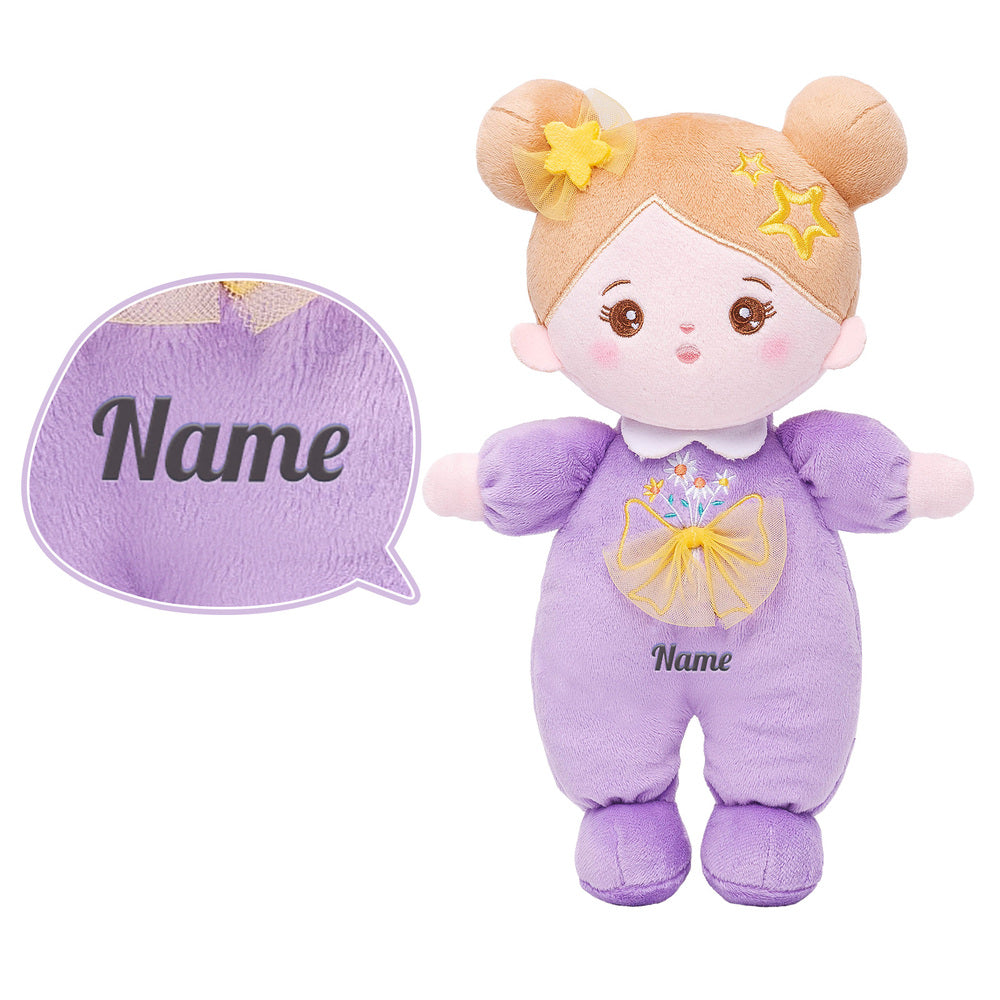 Personalisierte Puppe und 89 cm große, weiche Babydecke (Set)