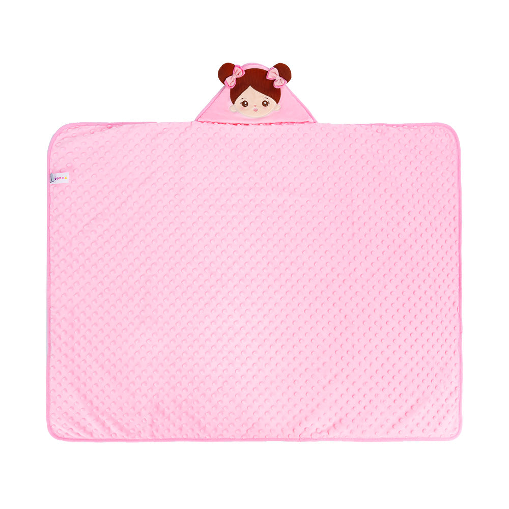 Personalisierte Ultraweiche Babydecke für Babys mit Brauner Hautton