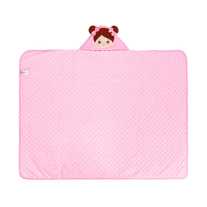 Personalisierte Ultraweiche Babydecke für Babys mit Brauner Hautton