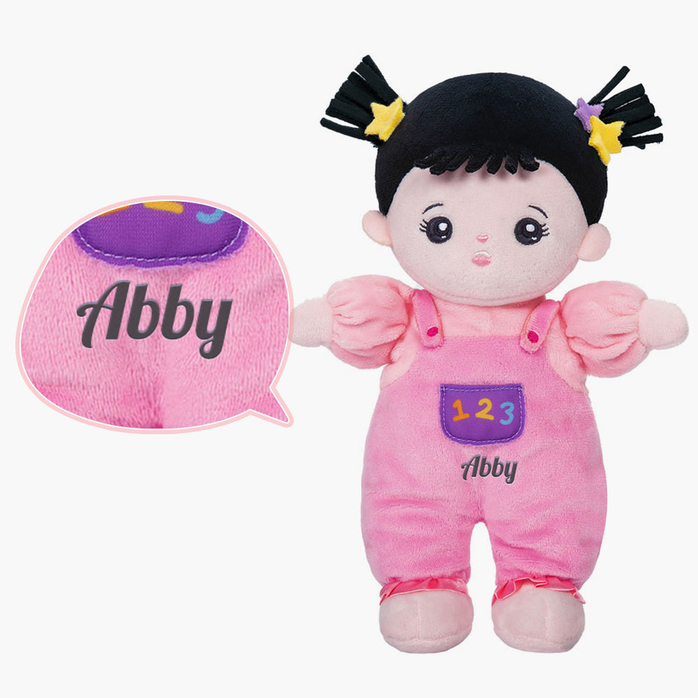 Personalisierte Puppe und 89 cm große, weiche Babydecke (Set)