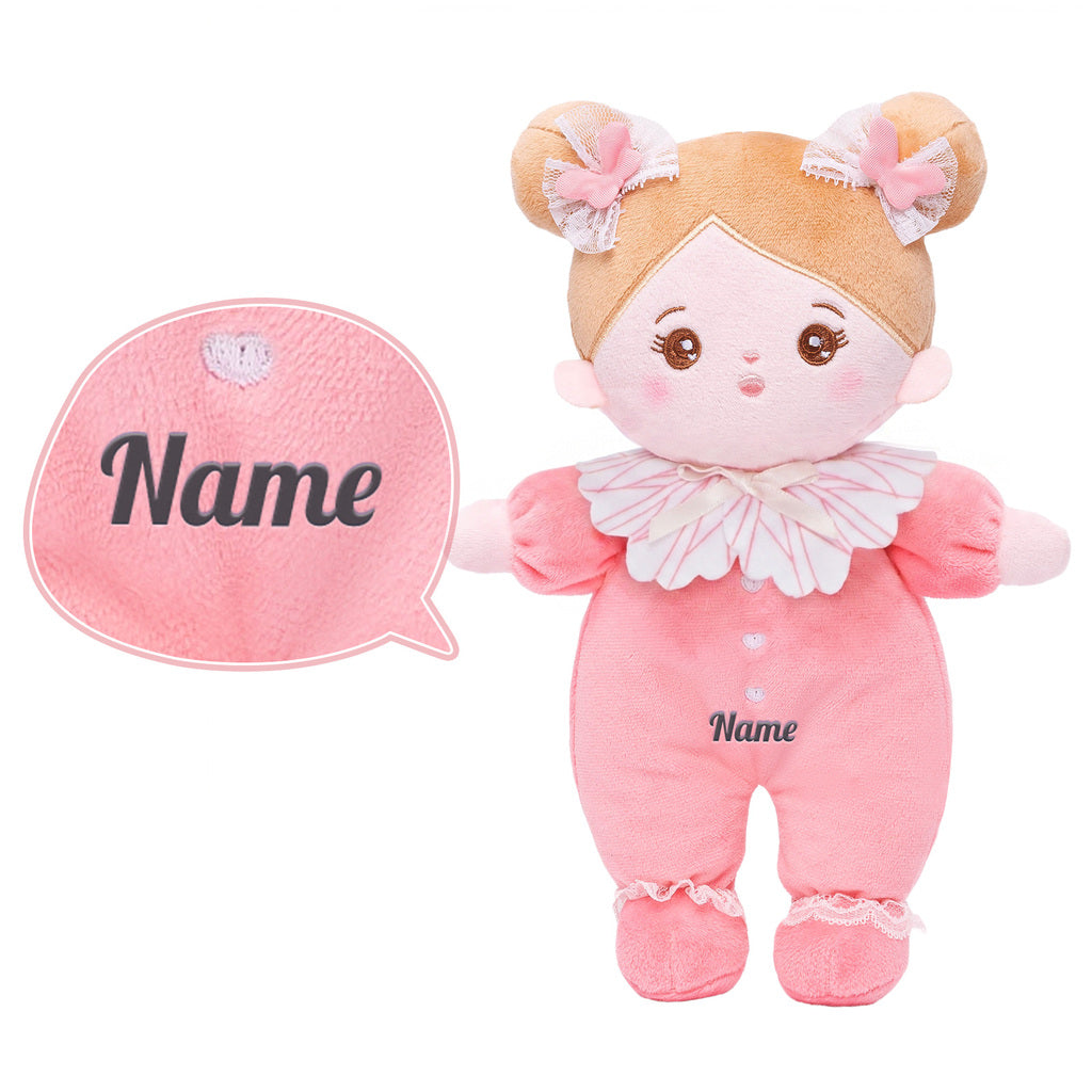 Geschenkset mit weicher Babypuppe und Rucksack