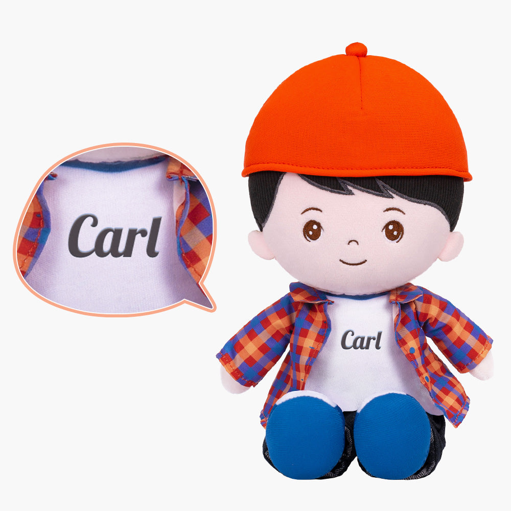 Personalisierte Puppe und Babybett-Accessoires mit Namen