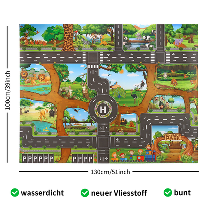 Personalisierte Spielset zum Ersten Plüschspielzeug der Lustiges Zoo-Set