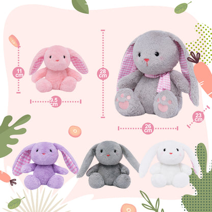 Tierfamilien-Plüschspielzeug-Set – Tiermutter und Tierbabys