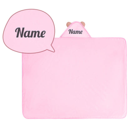 Personalisierte Puppe und 89 cm große, weiche Babydecke (Set)