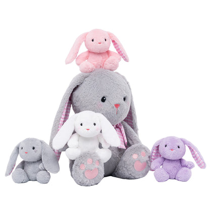 Kaninchen Tier Familie Plüschtier-Set