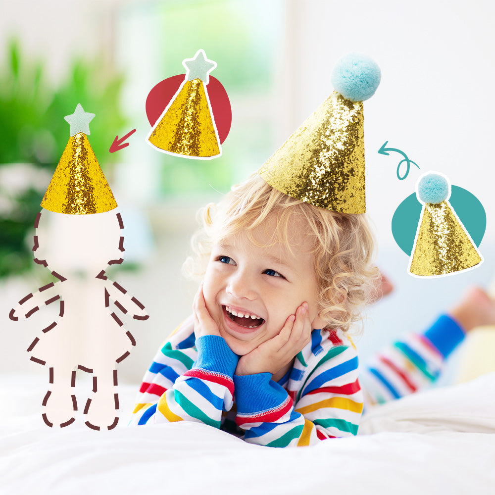 Geburtstagsmützen für Puppen und Kinder