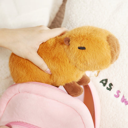 22 cm süßes Mini-Capybara-Plüschtier, Capybara-Spielzeug für Kinder