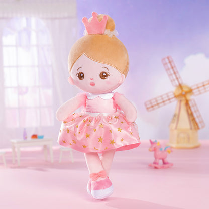 Personalisierte Plüschpuppen mit Offenen Augen der Rosa Prinzessin