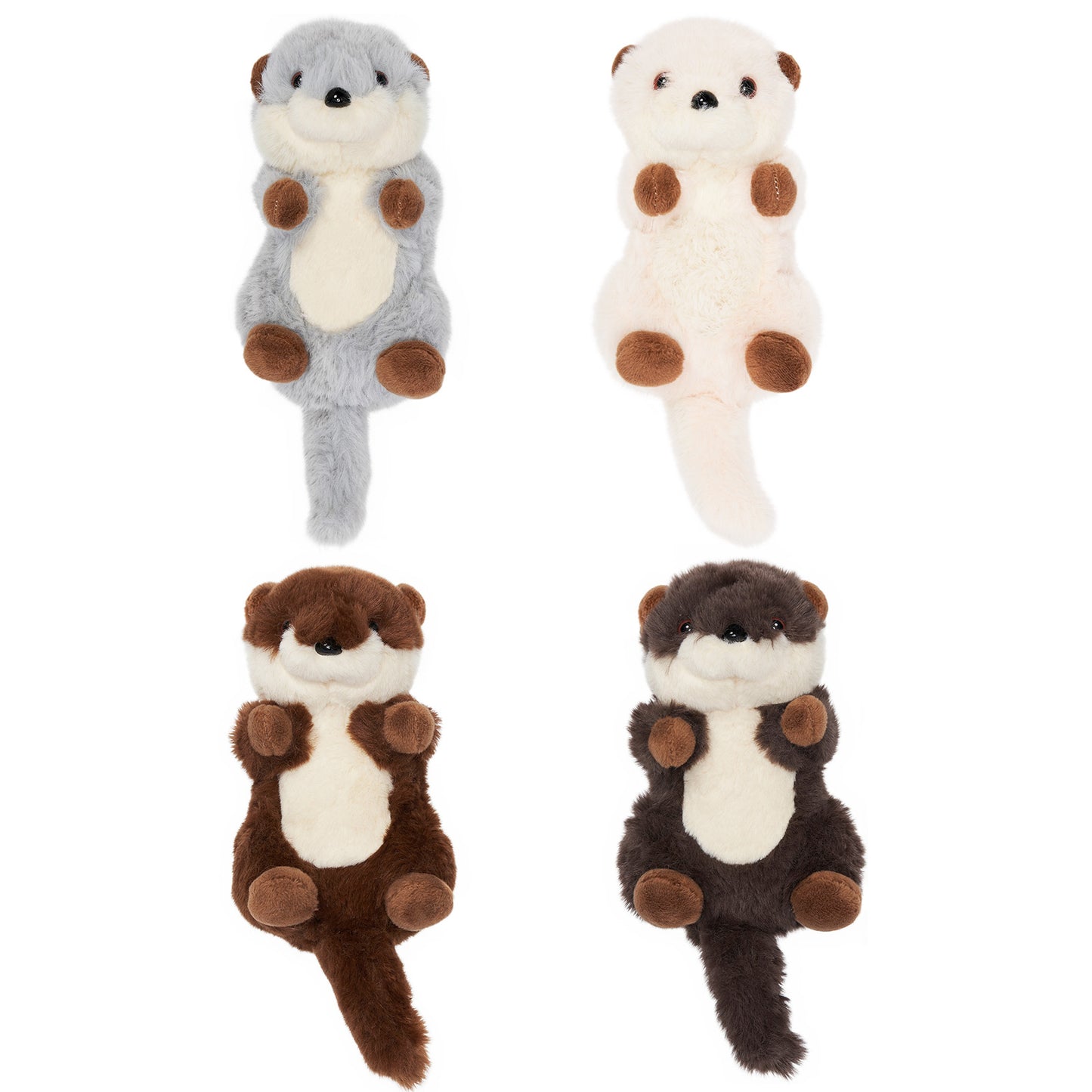 Otter-Plüschtier mit 4 Babys