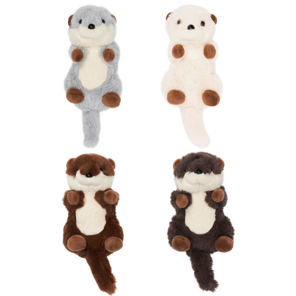 Otter-Plüschtier mit 4 Babys