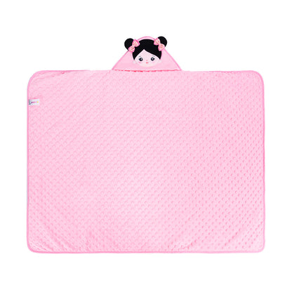 Personalisierte Ultraweiche Babydecke für Babys mit Schwarzen Haaren