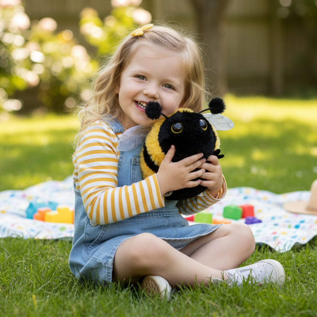 Plüschtier Hummel aus weichem Fell