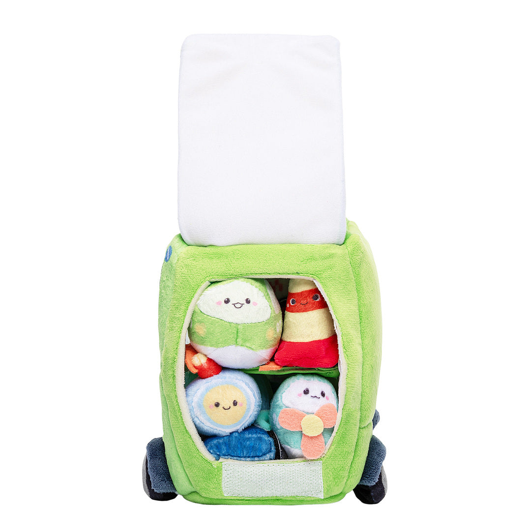Personalisiertes sensorisches Spielzeug-Set „Babys erster Truck“