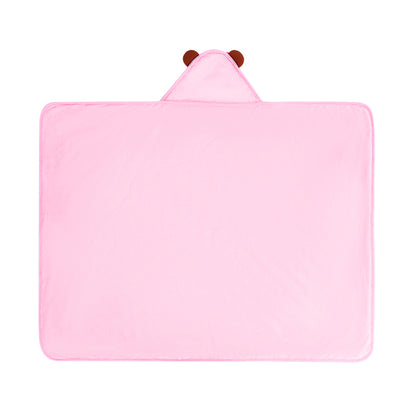 Personalisierte Ultraweiche Babydecke für Babys mit Brauner Hautton