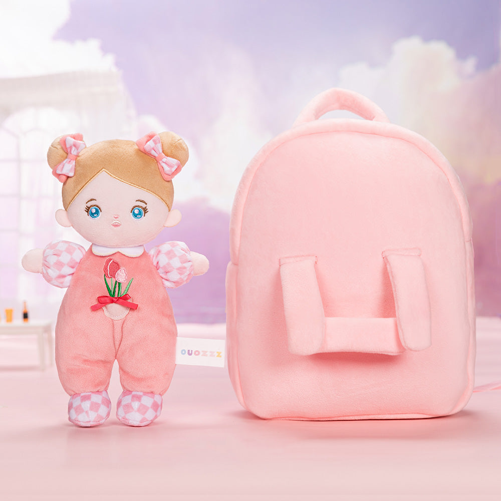 Mini Personalisierte Plüschpuppen mit Offenen Blaue Augen