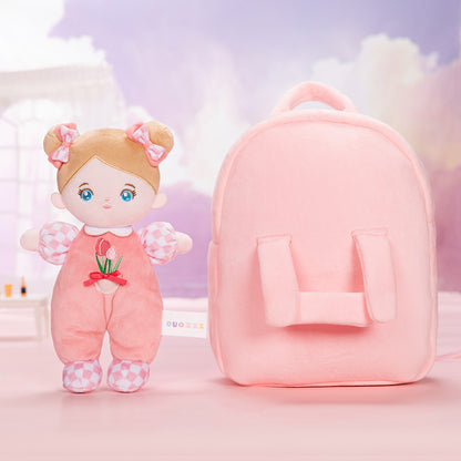 Mini Personalisierte Plüschpuppen mit Offenen Blaue Augen